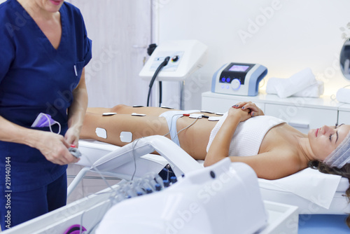 Treatment with electro stimulation