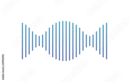 horizontal dna chain science color blue vector illustration design