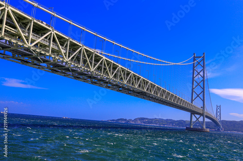 Fototapeta Naklejka Na Ścianę i Meble -  Akashi Kaikyo Bridge