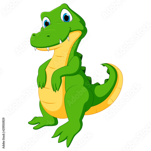 Cute crocodile cartoon