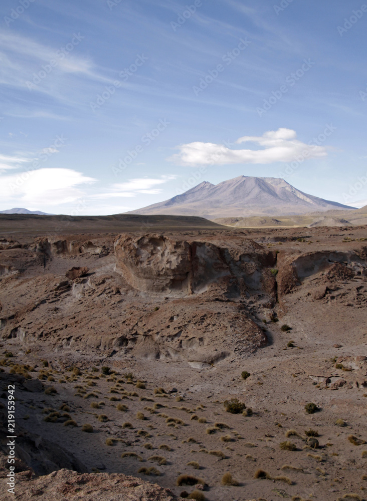 Spectacular scenery in Salar de Uyuni, Bolivia