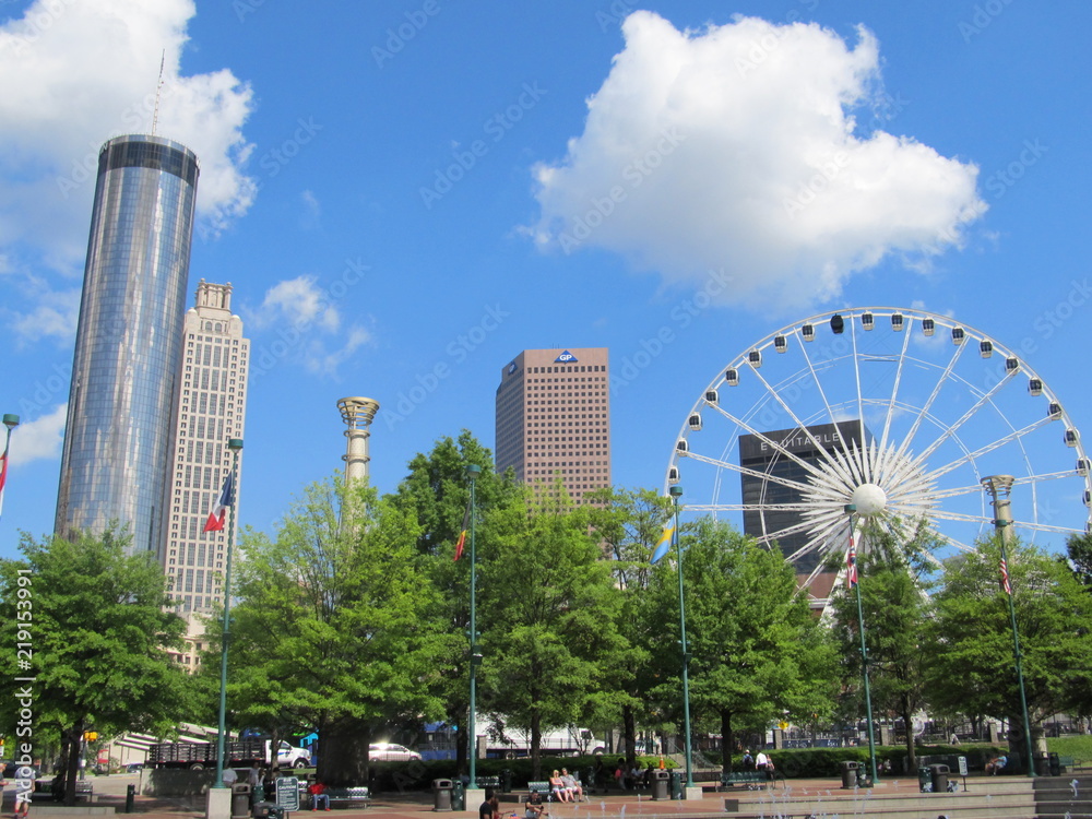 Obraz premium Atlanta Skyline 