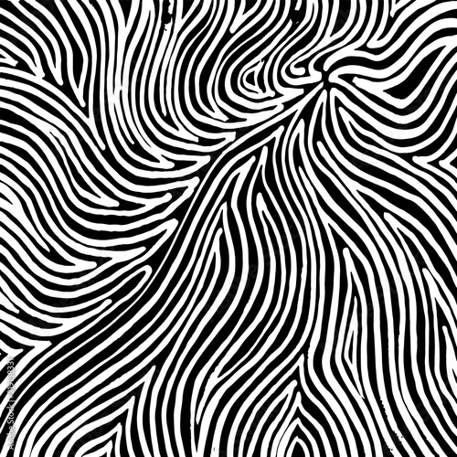 White and black grunge pattern. Background. Brush. Vector.
