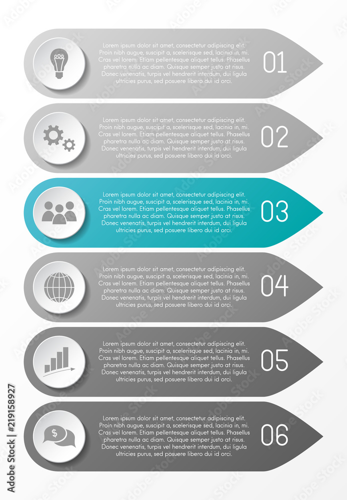 Concept of bookmark infographic template. Vector. Concept of bookmark infographic template. Vector.