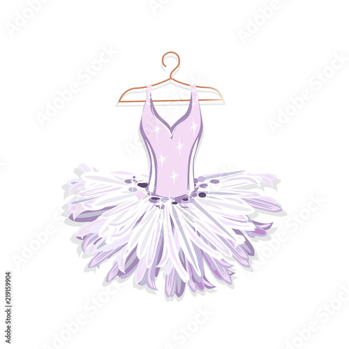 Ballet tutu on a hanger