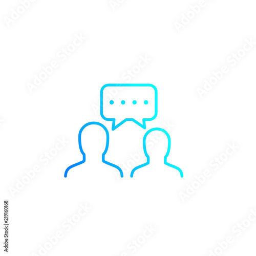 debate line icon