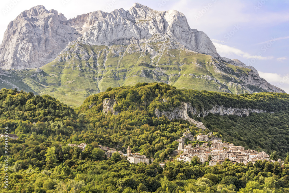 Pietracamela, an Old Town situated in the Monti della Laga Gran Sasso