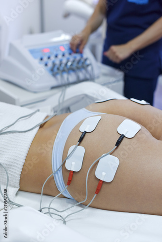 Treatment with electro stimulation