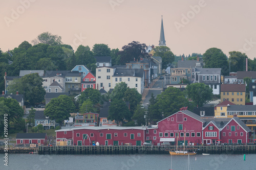 Waterfront in Lunenburg, Nova Scotia photo
