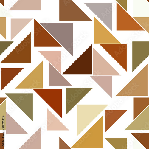 Seamless artistic triangle lines background pattern abstract. Shape, web, canvas & surface.