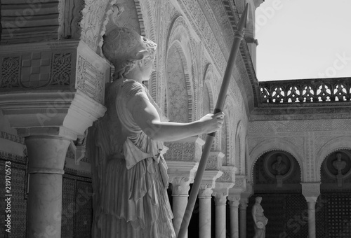 Ancient statue in Sevilla