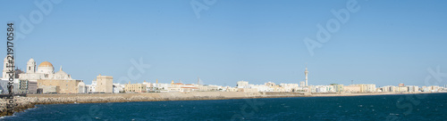 Cadiz seafront panorama
