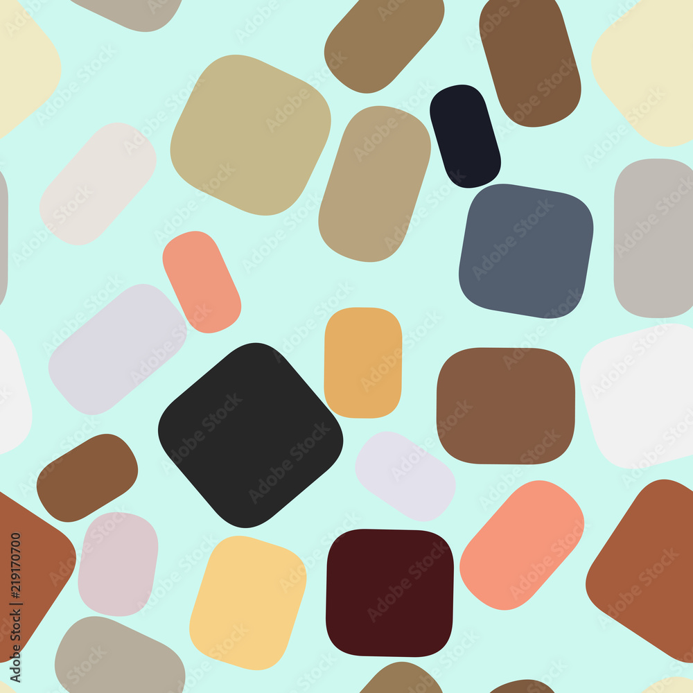 Seamless conceptual background, for web page, graphic design, catalog or texture. Surface, details, square & vector.