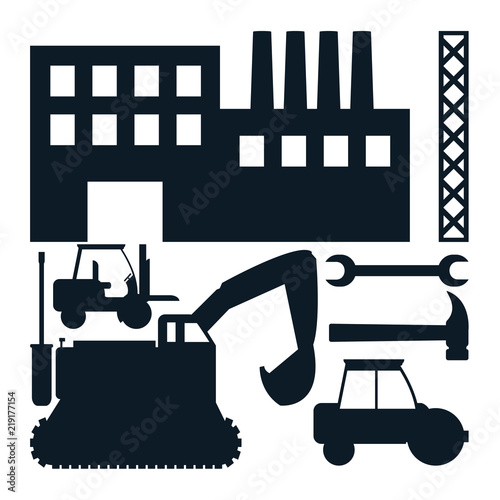 Set of construction icons