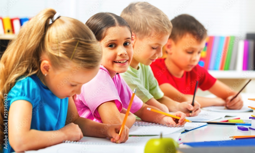 School Children in the Classroom Writing / Drawing School Children in the Classroom Writing / Drawing