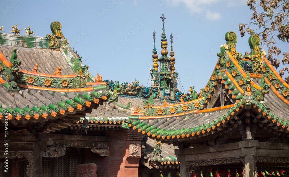 chinesische Dächer chinesische Dächer