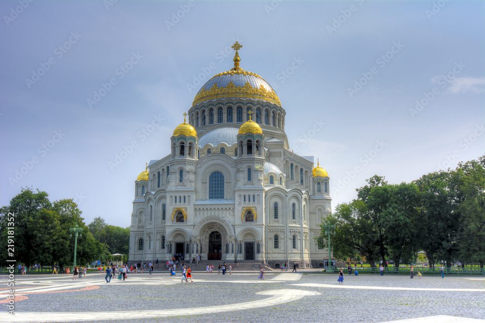 Naval Cathedral of Saint Nicholas in Kronstadt, Saint Petersburg, Russia