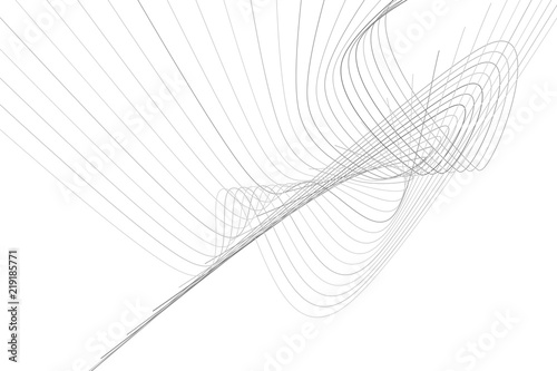 Color abstract line & curve geometric pattern generative art background. Repeat, web, digital & details.