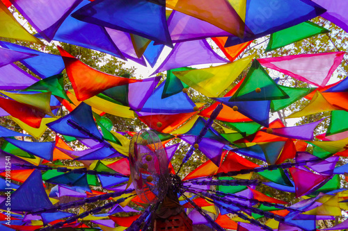 Barcelona. Fiestas en barrio de Gracia. Cataluña, España