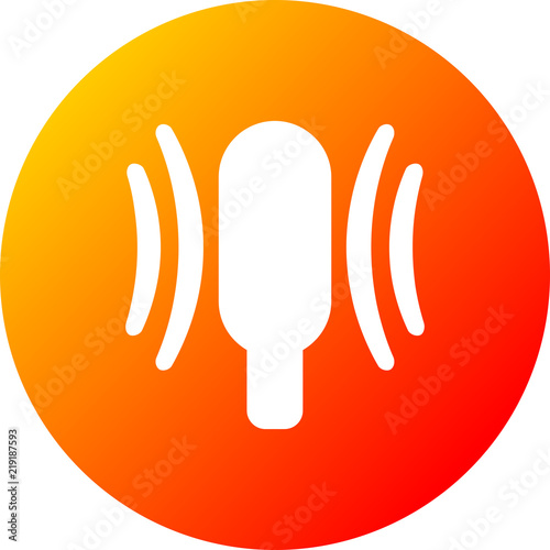 Vector onda de radio señal