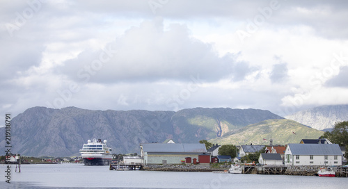 Costal liner departure from Bronnoysund in Northern Norway © Gunnar E Nilsen