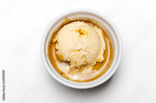 italienische Affogato al Caffè