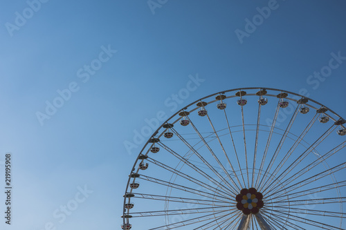 People having good time at fun park