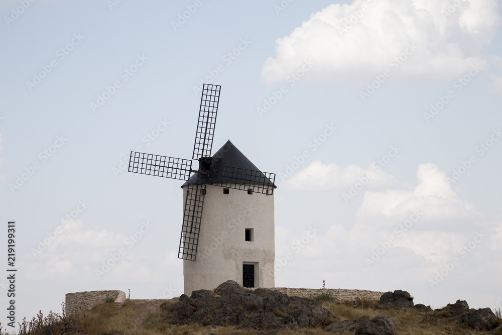 Molino de viento de Don Quijote en Castilla la Mancha Molino de viento de Don Quijote en Castilla la Mancha