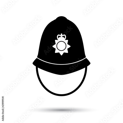 British police helmet icon