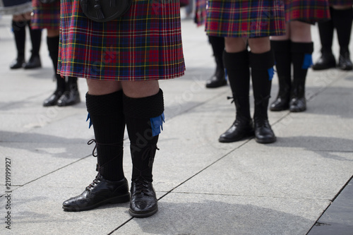 Scottish traditional pipe band