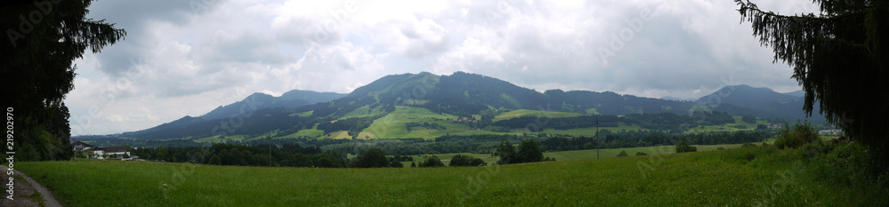 Panoramic View in Wertach