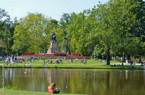 Canvas Print Vondelpark, Amsterdam, Pays-Bas