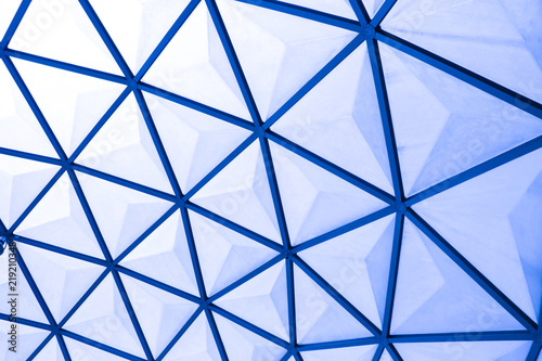 Structure inside of pattern acrylic dome background