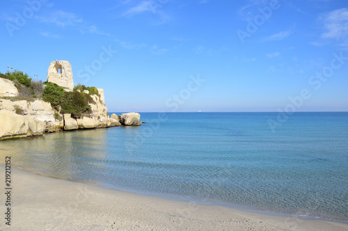 Rock formation and Coastline near Otranto