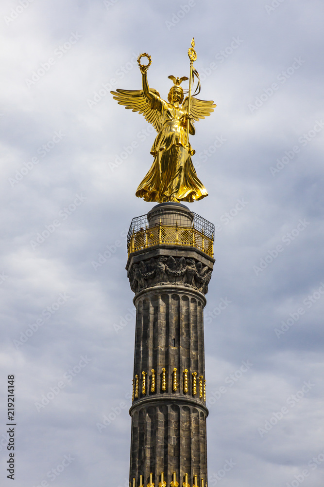 Victory Column (Siegessaeule) in Berlin, Germany