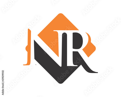 initial typography alphabet font typeset logotype image vector icon