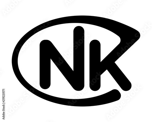 initial typography alphabet font typeset logotype image vector icon