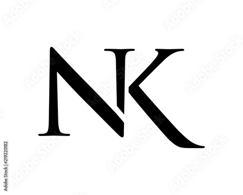 initial typography alphabet font typeset logotype image vector icon
