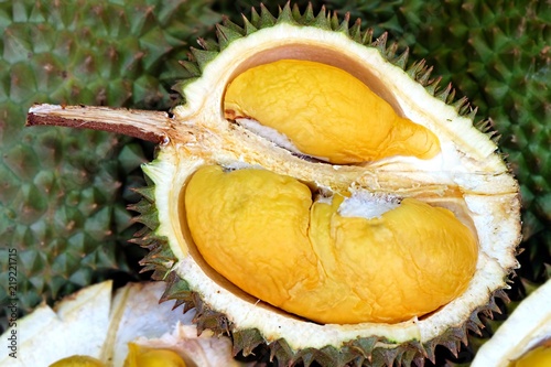Half cut durian 