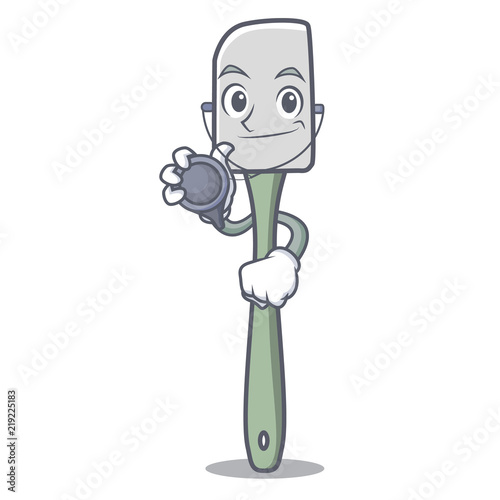 Doctor silicone spatula for cook character cartoon
