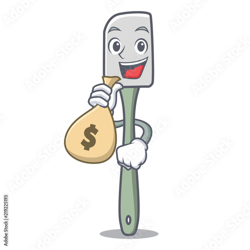 With money bag silicone spatula for cooking character cartoon