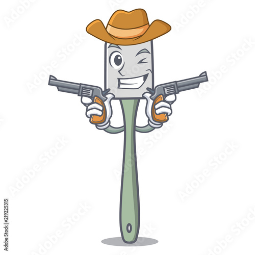 Cowboy silicone spatula for cooking character cartoon