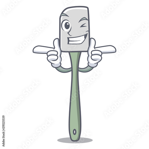Wink silicone spatula kitchen utensils character cartoon