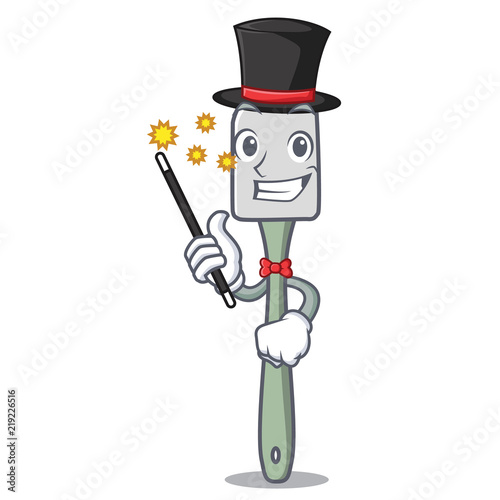 Magician mascot silicone spatula for mixing food