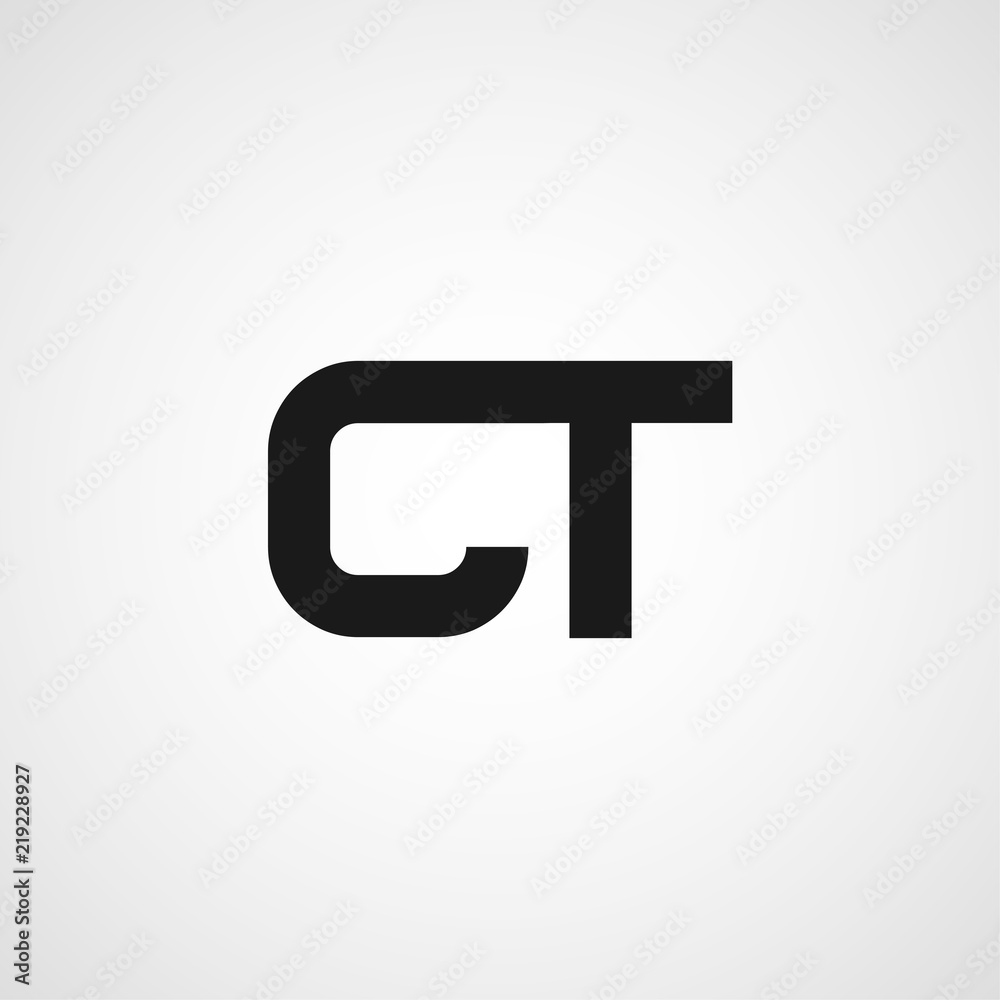 Initial Letter CT Logo Template Design Initial Letter CT Logo Template Design