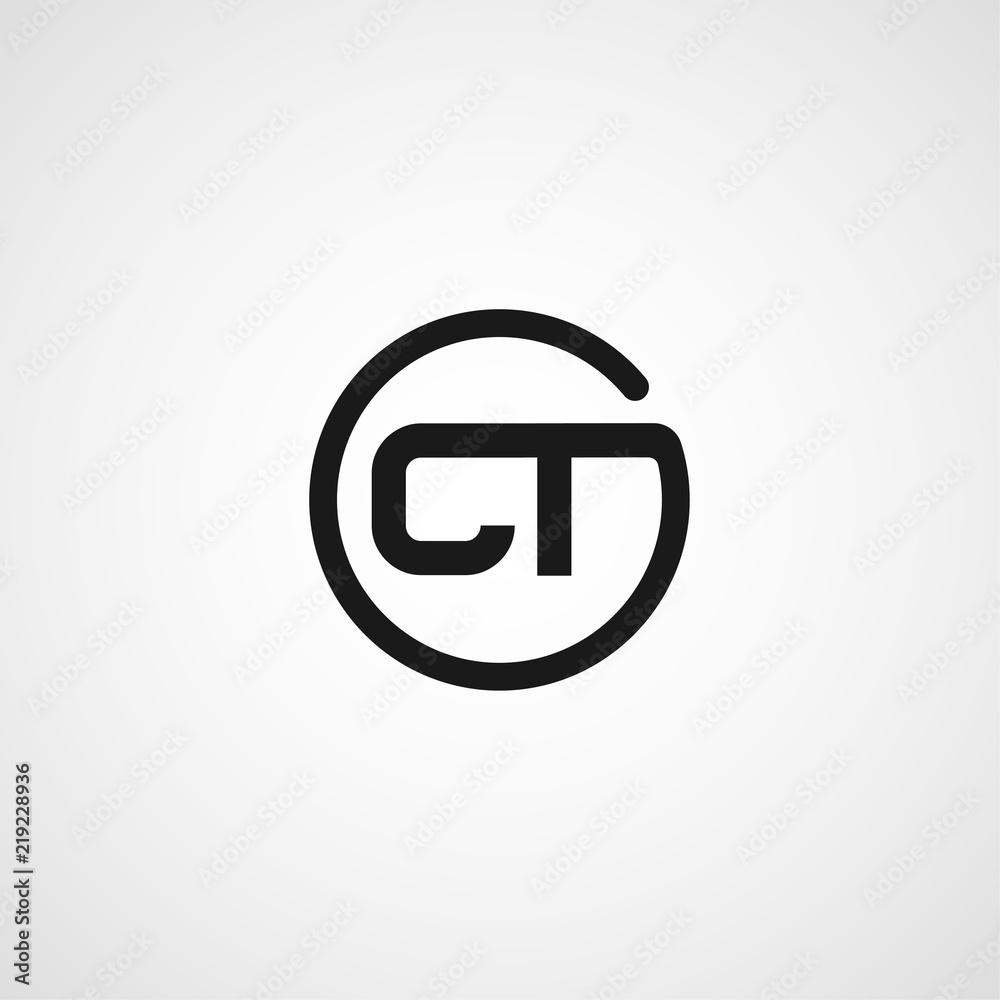 Initial Letter CT Logo Template Design Initial Letter CT Logo Template Design