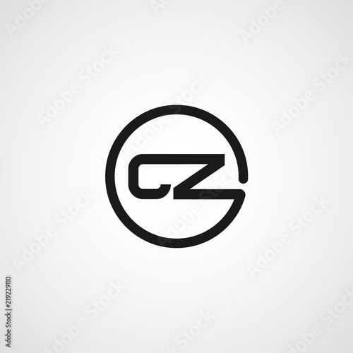 Free Download Initial Letter CZ Logo Template Design - GFXLoad
