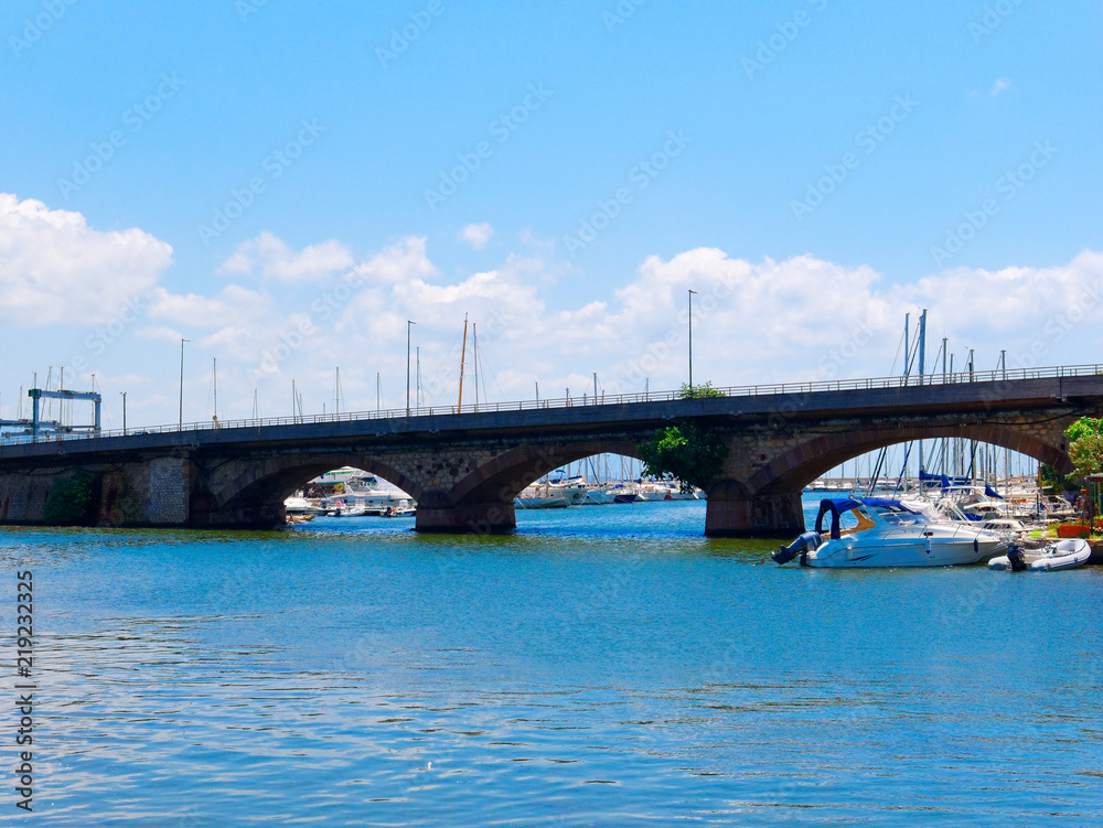 Bridge in , Alghero. Sardinia, Italy.