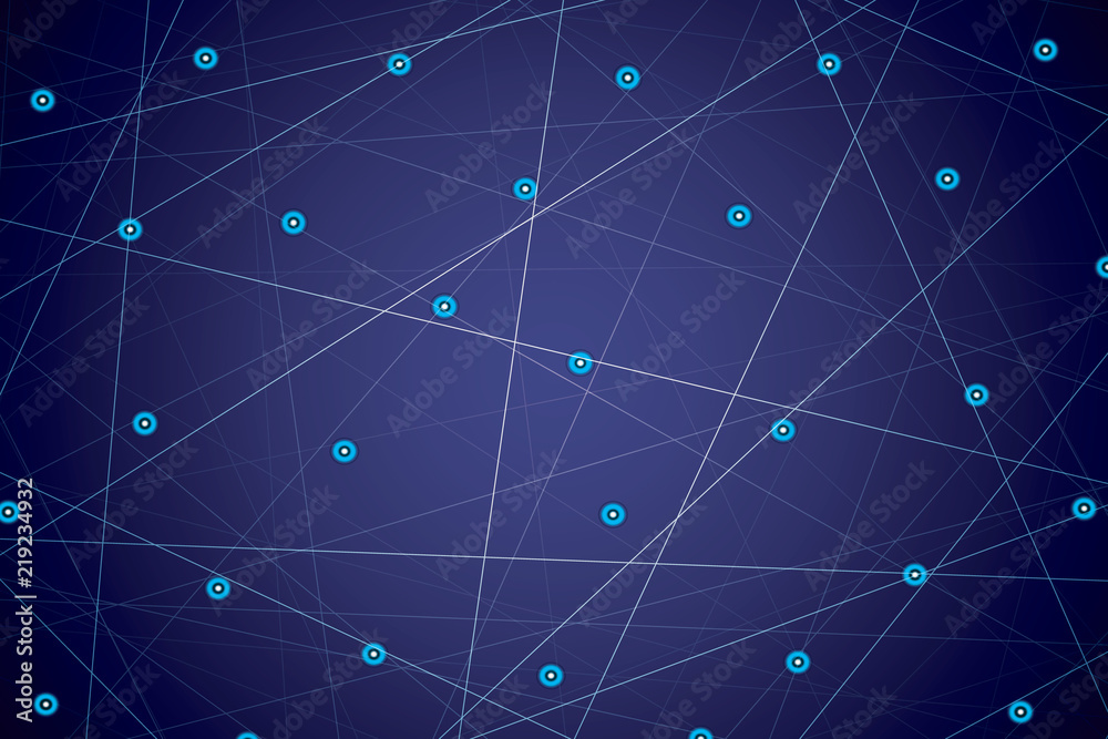 Starry sky map, random schematic bright stars Starry sky map, random schematic bright stars
