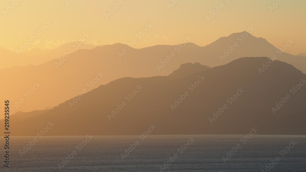 Sonnenuntergang in Kreta Sonnenuntergang in Kreta